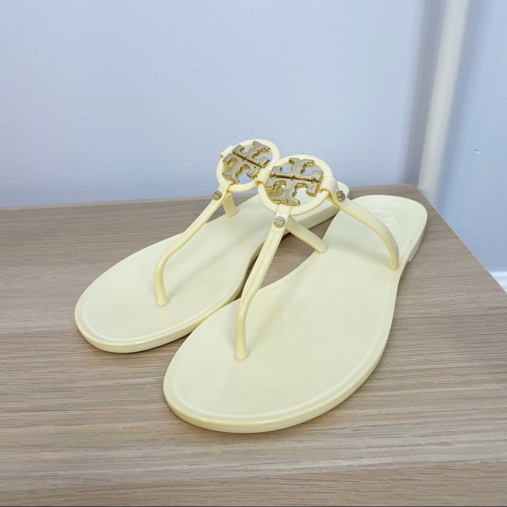 Tory Burch Women's Mini Miller Jelly Thong Sandals In Yellow
